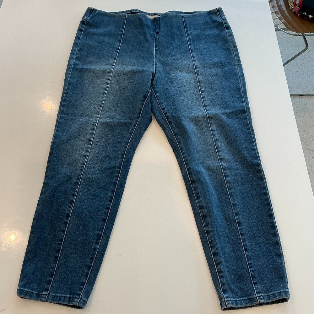 Soft Surroundings, Stretch Pull On Jeans, Size PXL